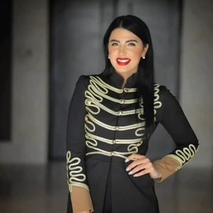 Black unique blazer